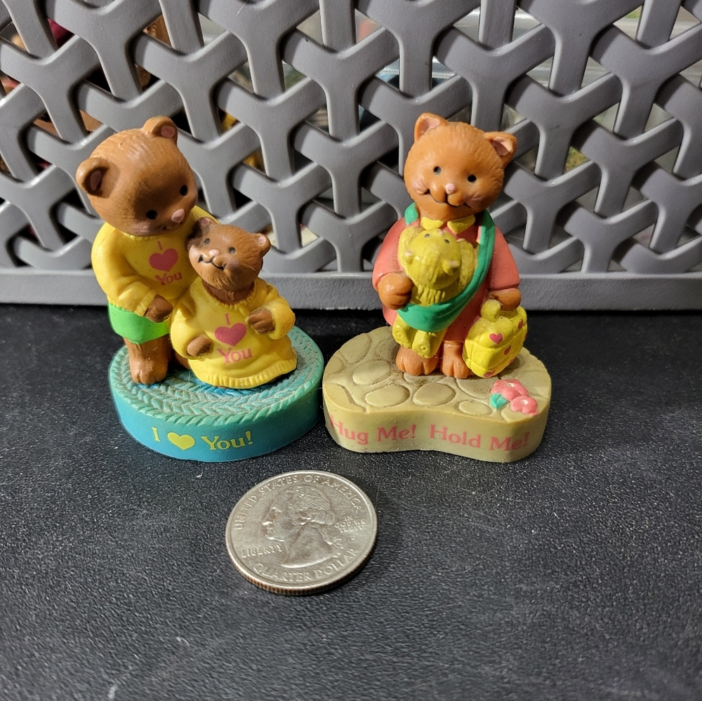 1992 Avon Special Moments Bears I Love You Hug Me Hold Me - Picture 2 of 4